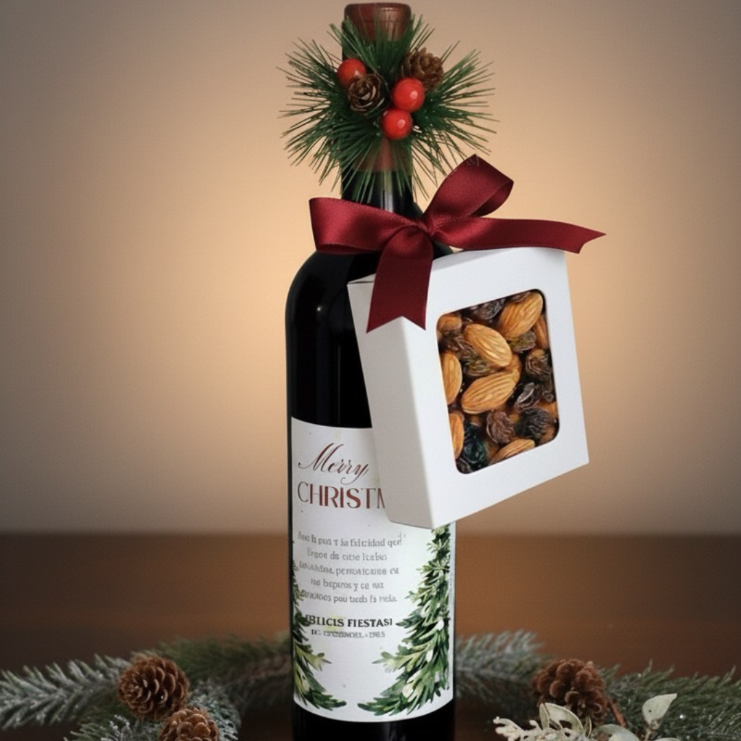 Vino + Caja Frutos Secos