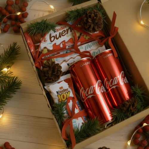 Caja Coca Cola + Kinder