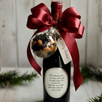 Botella de Vino Navidad