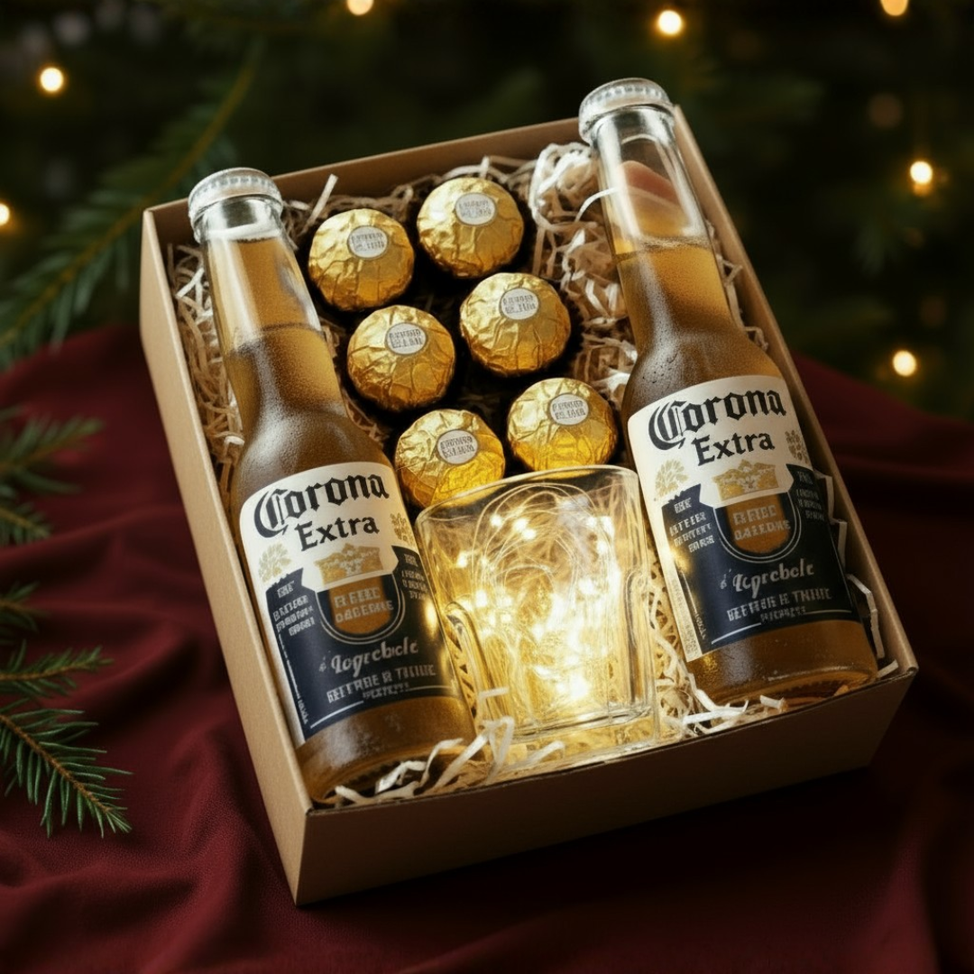 Caja Corona + Ferrero Rocher