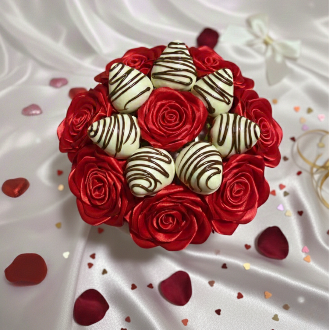 Caja Kinder + Rosas Eternas