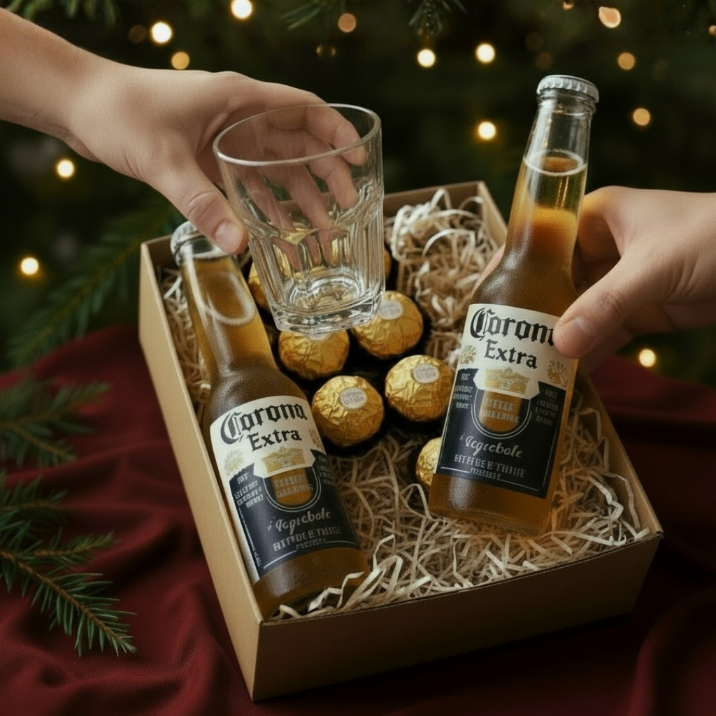 Caja Corona + Ferrero Rocher