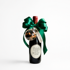 Botella de Vino Navidad