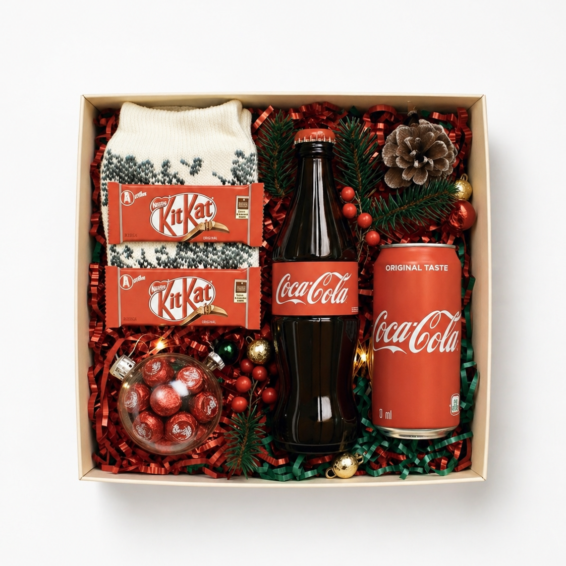 Caja Coca Cola + Calcetines