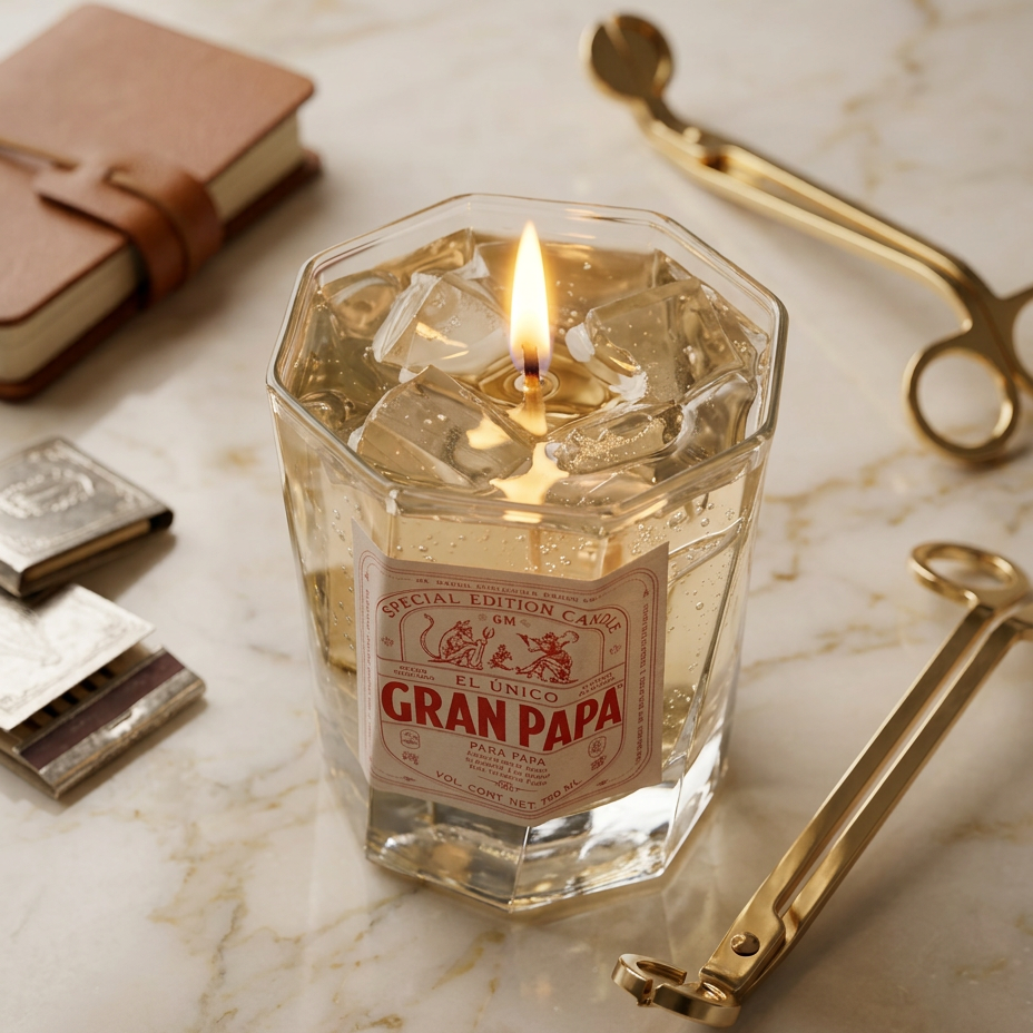 Vaso Tequila Gran Papá (Vela Aromática)