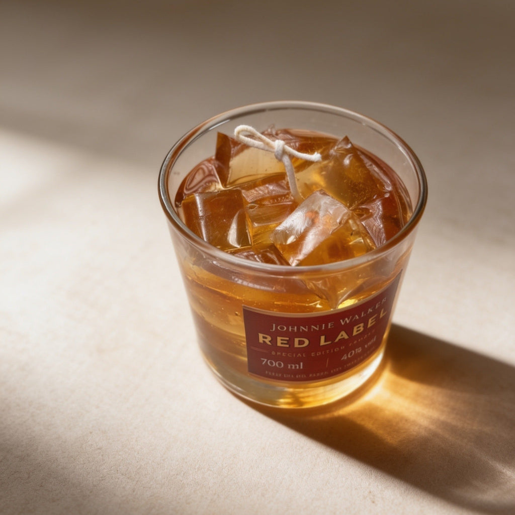 Vaso Whisky Red Label (Vela Aromática)
