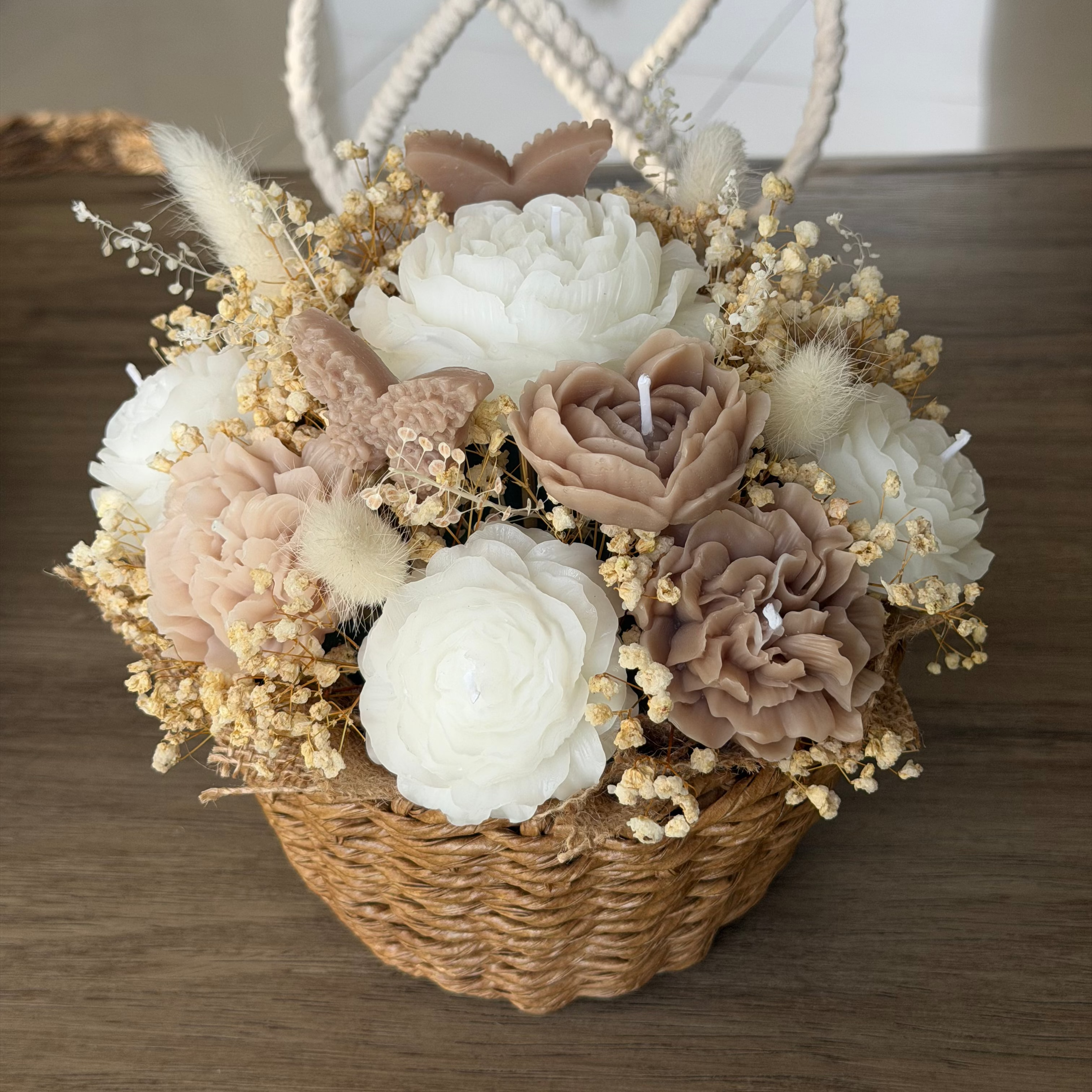 Ramo de Velas Color Caramelo