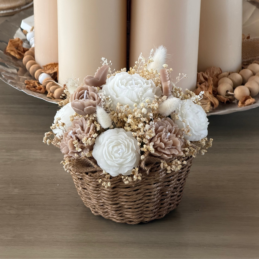 Ramo de Velas Color Caramelo