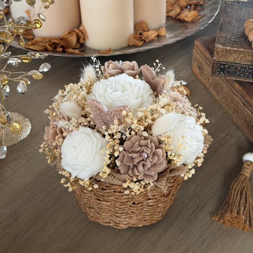 Ramo de Velas Color Caramelo