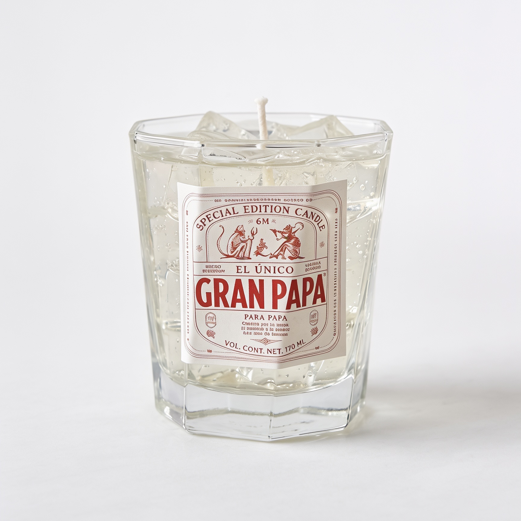Vaso Tequila Gran Papá (Vela Aromática)