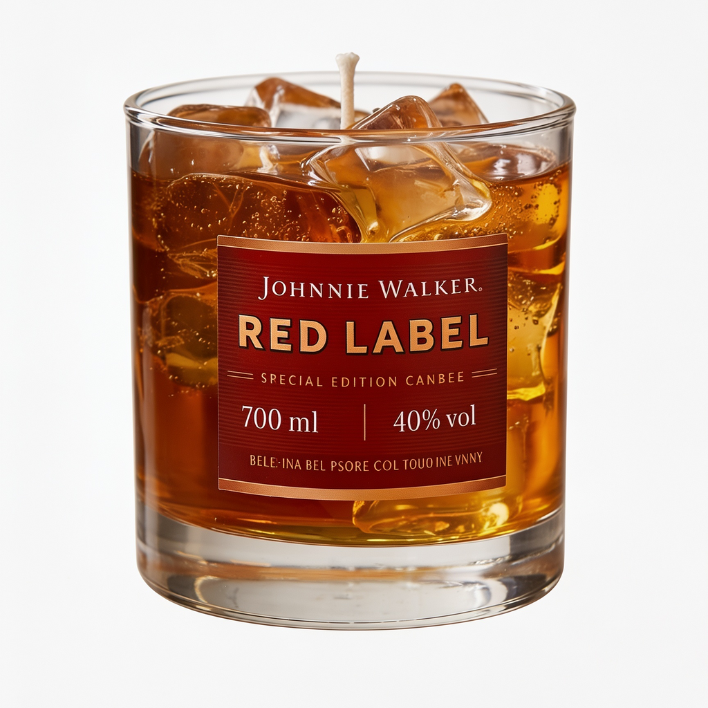 Vaso Whisky Red Label (Vela Aromática)