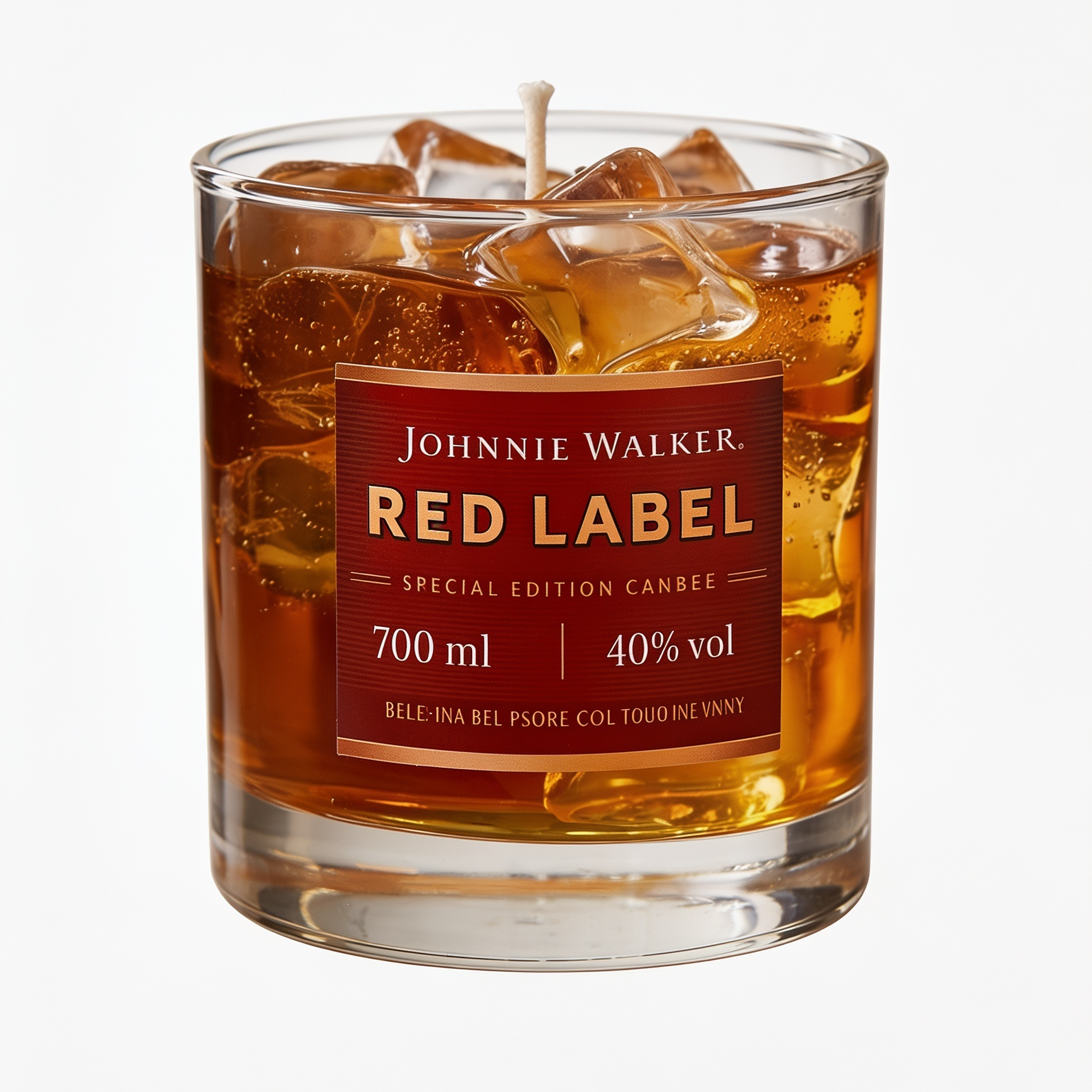 Vaso Whisky Red Label (Vela Aromática)